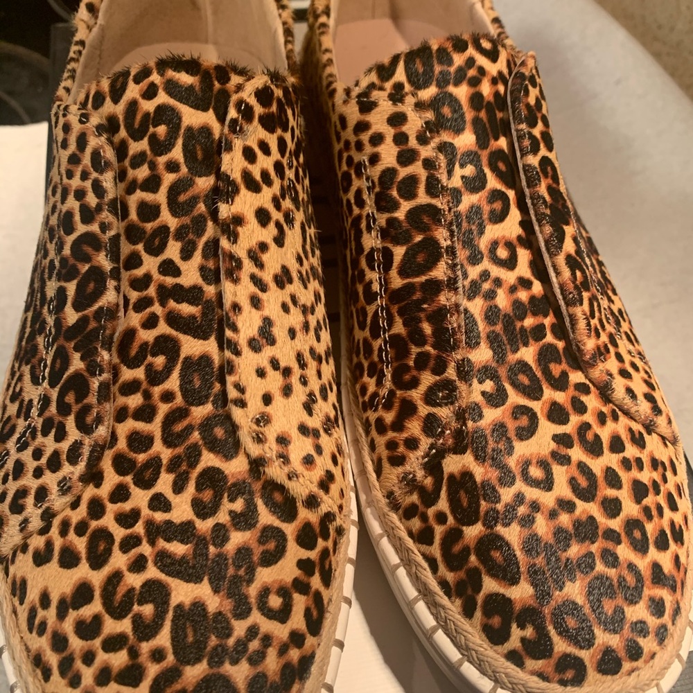 JSlides Karla2 Calf Hair Leopard Print Sneaker